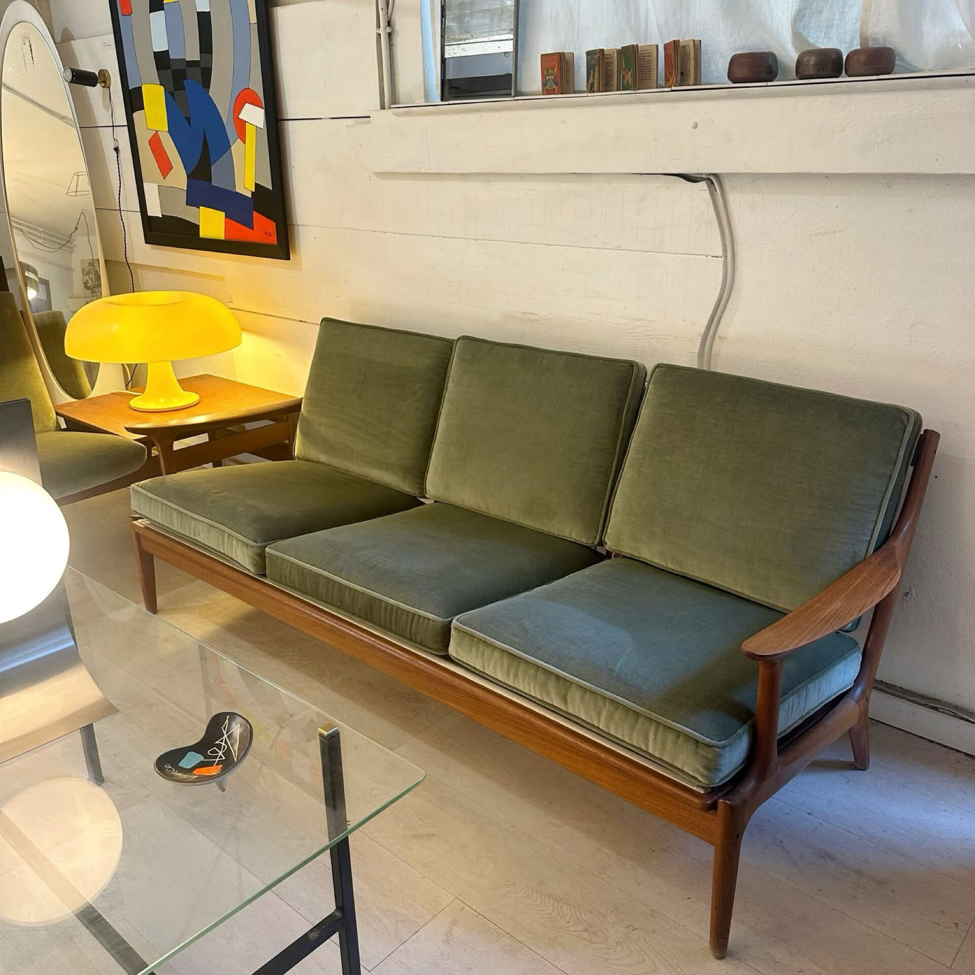 Danish sofa by Edvard Valentinsen, 1960