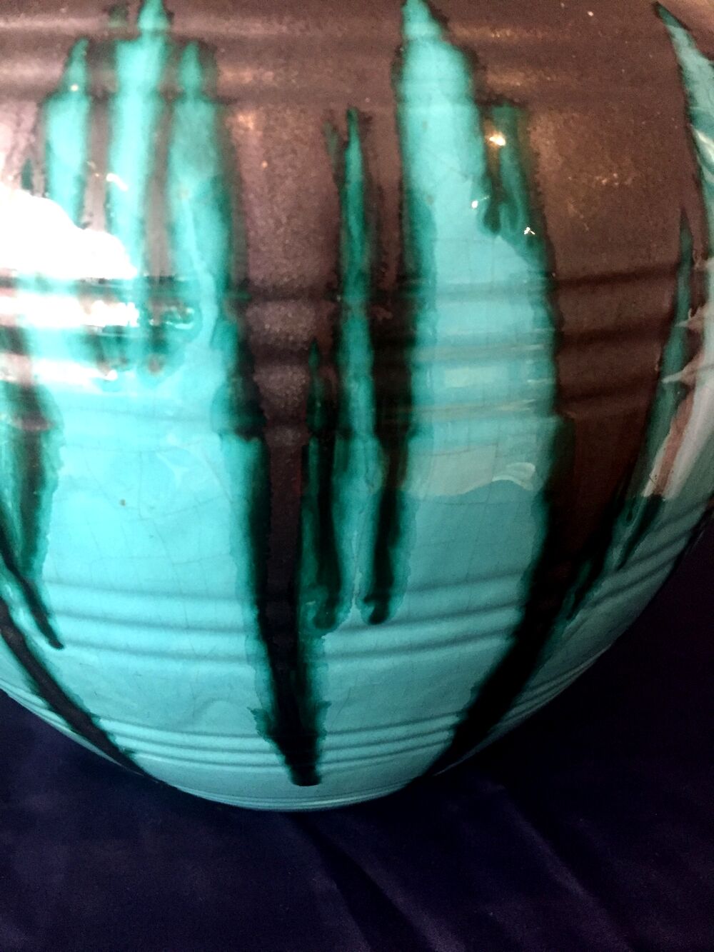Ball vase Jean Gaziello Vallauris