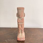 Ancient Atlantean Sculpture from Tula, Toltec Mexico, Terracotta Pottery