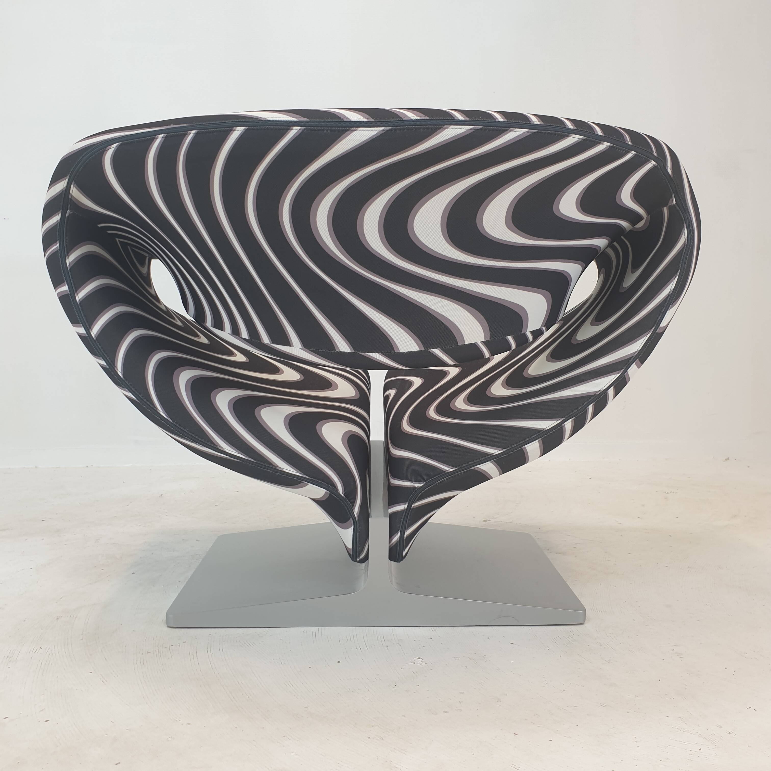 Ribbon Chair With Ottoman by Pierre Paulin for Artifort, 1990's
