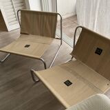 Pair of vintage lounge chairs DUX International from the 60s-70s.