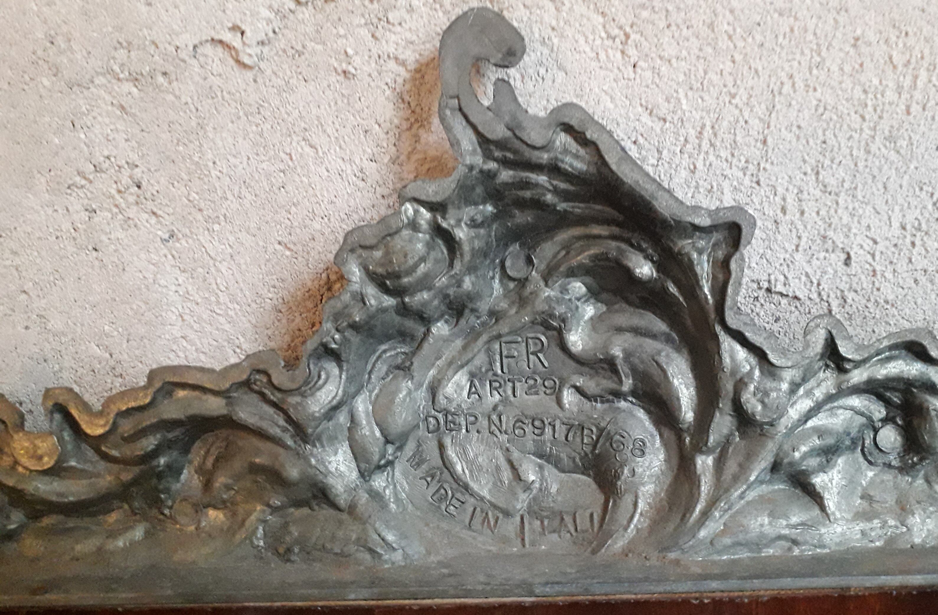 Mirror metal frame 60s