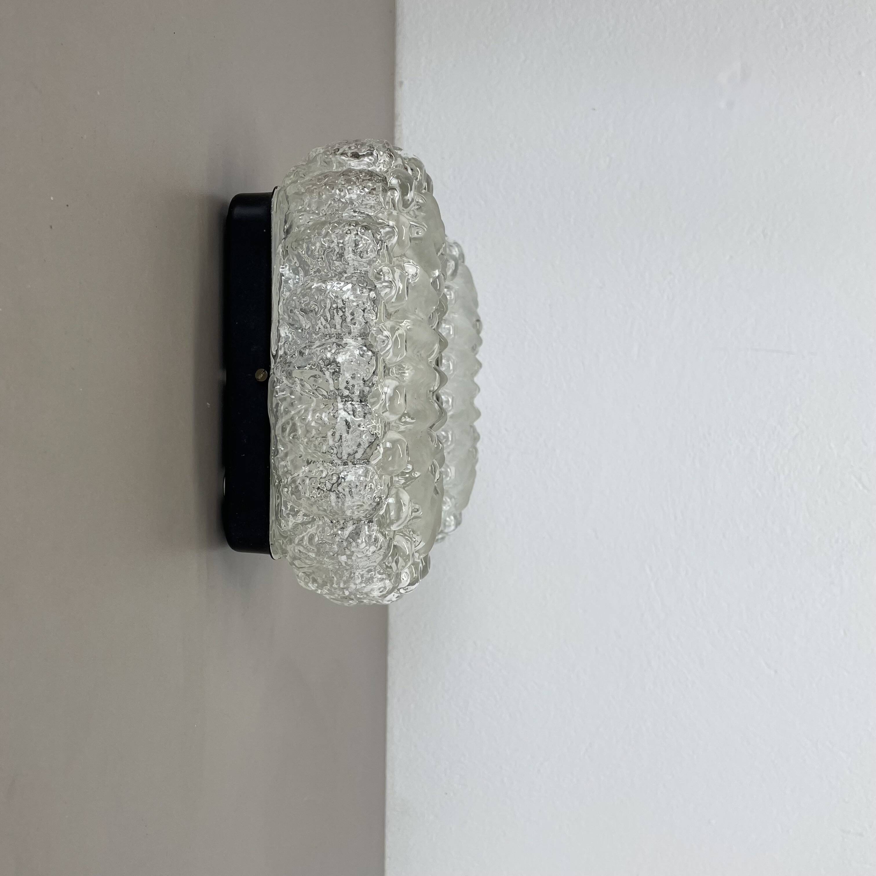 Set of Two 'BUBBLE' Glass Wall Lights in the Tynell Style, Germany, 1970s