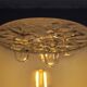 Space Age Glass Italian Table Lamp 70s