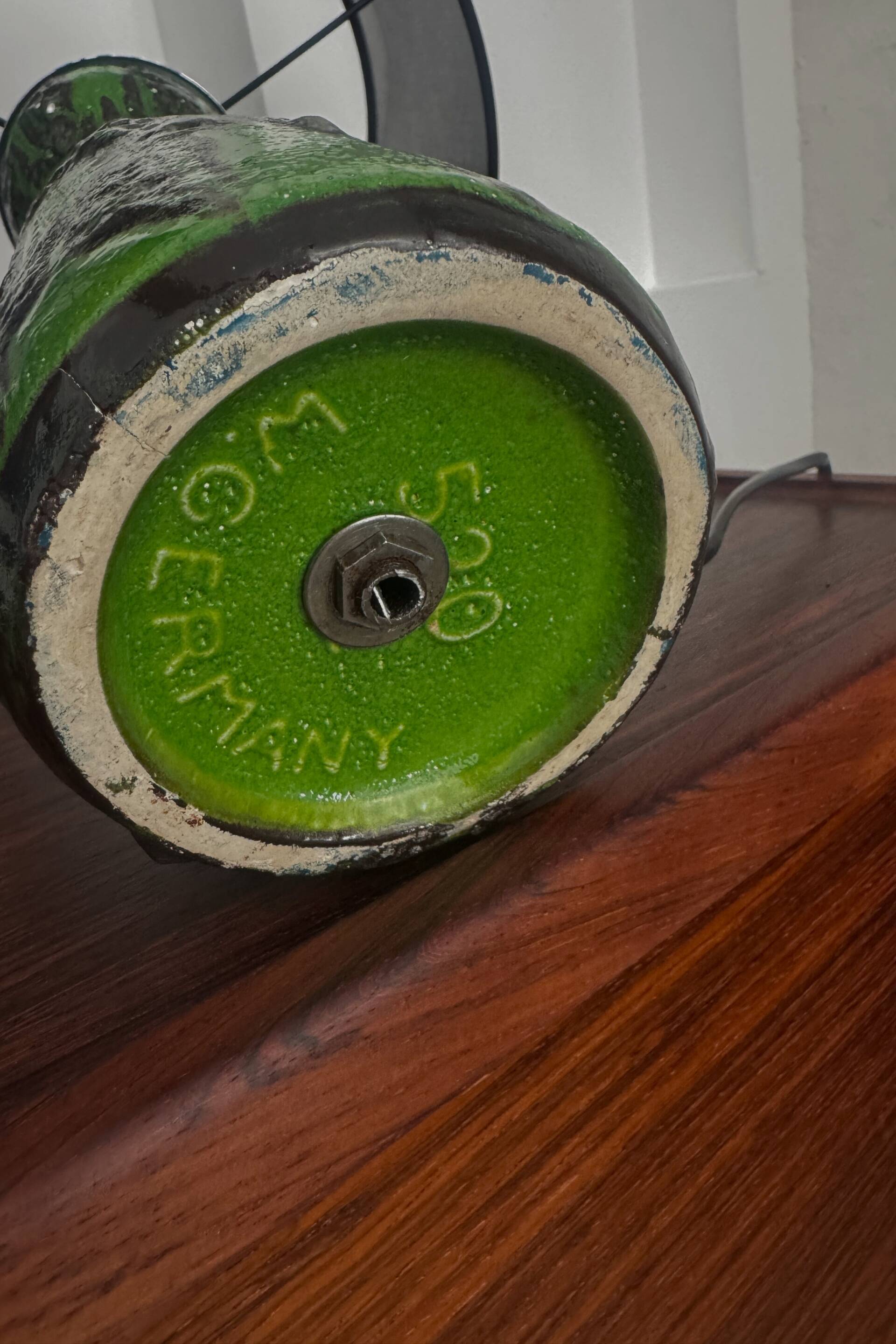 Vintage ceramic lamp Scheurich, Model 520 W. Germany, Mid-Century