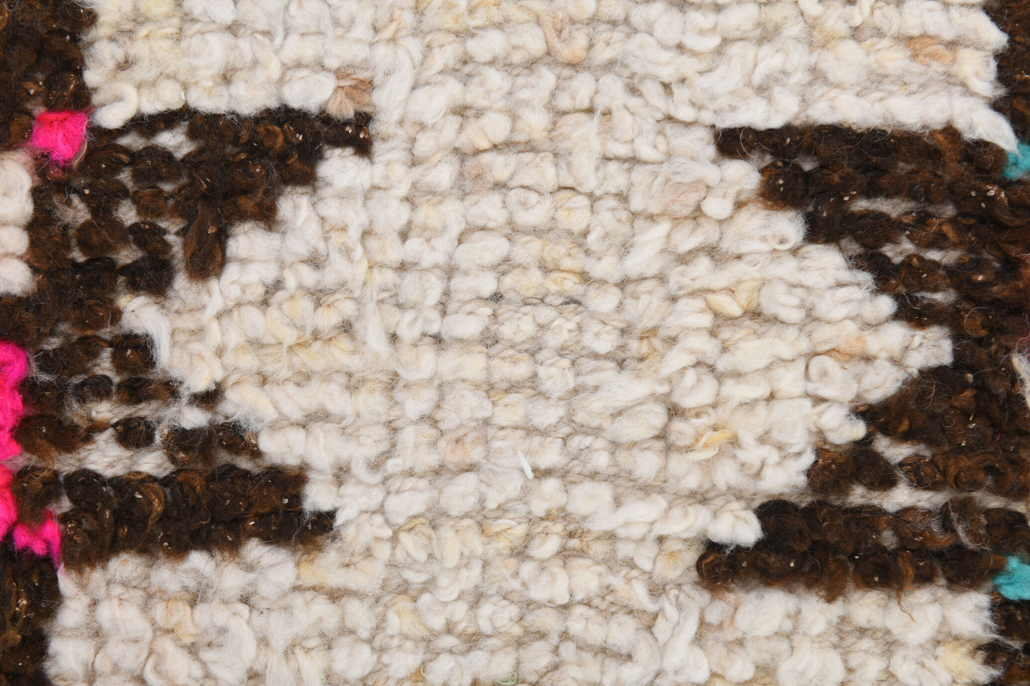 Tapis coureur beige & marron
