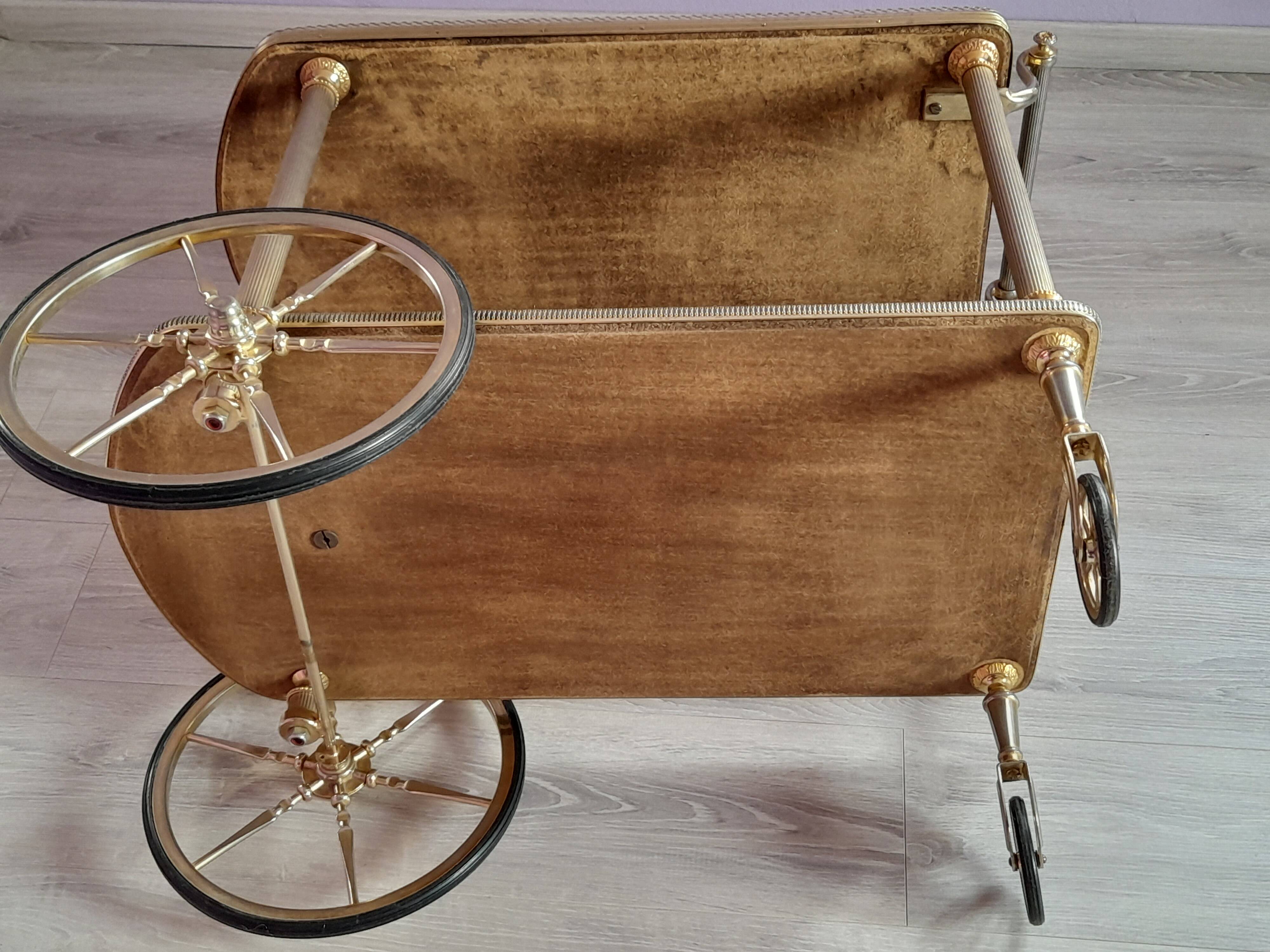 Vintage rolling trolley. Year 1960