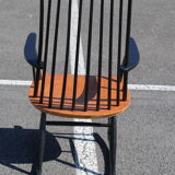 Two colour scandinavian rocking-chair