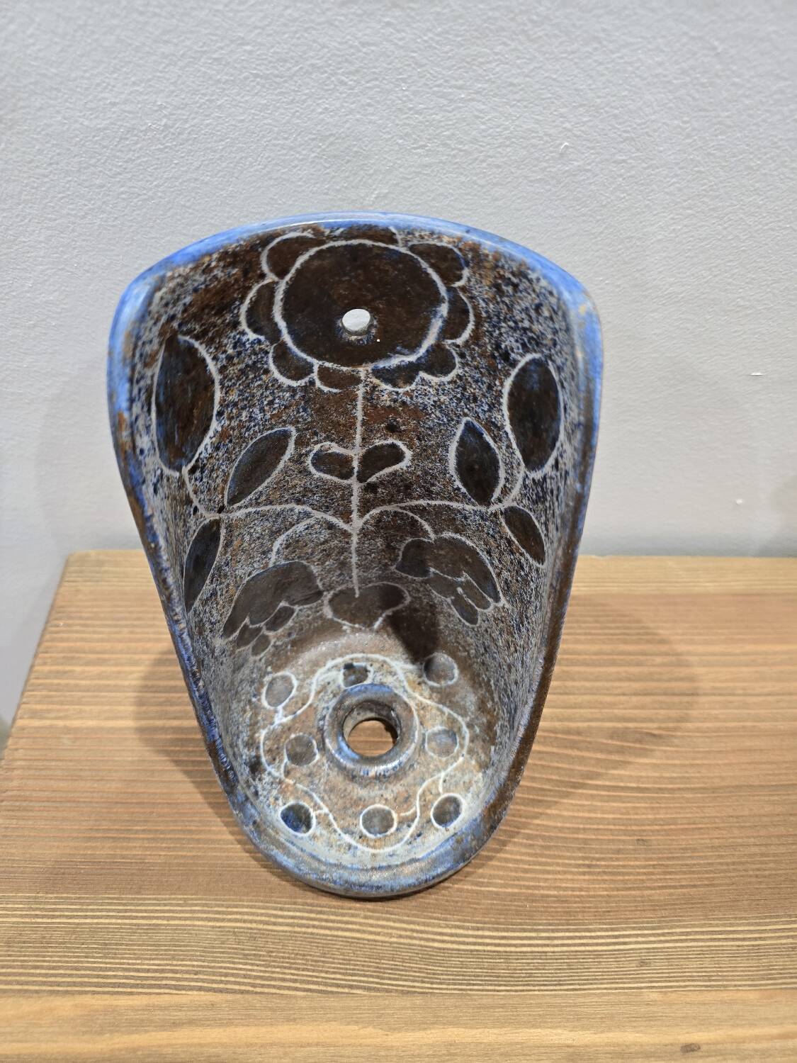 Glazed ceramic candlestick Bernard Buffat