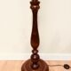 Wood-style floor lamppost