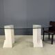 Vintage travertine Carlo Scarpa style dining table, 1970s