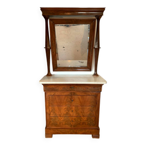 Commode coifeuse louis - philippe xix