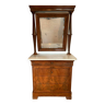 Commode coifeuse Louis Philippe en acajou et placage XIX siècle