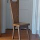 Maison Dubosq, an olive chair, 70s