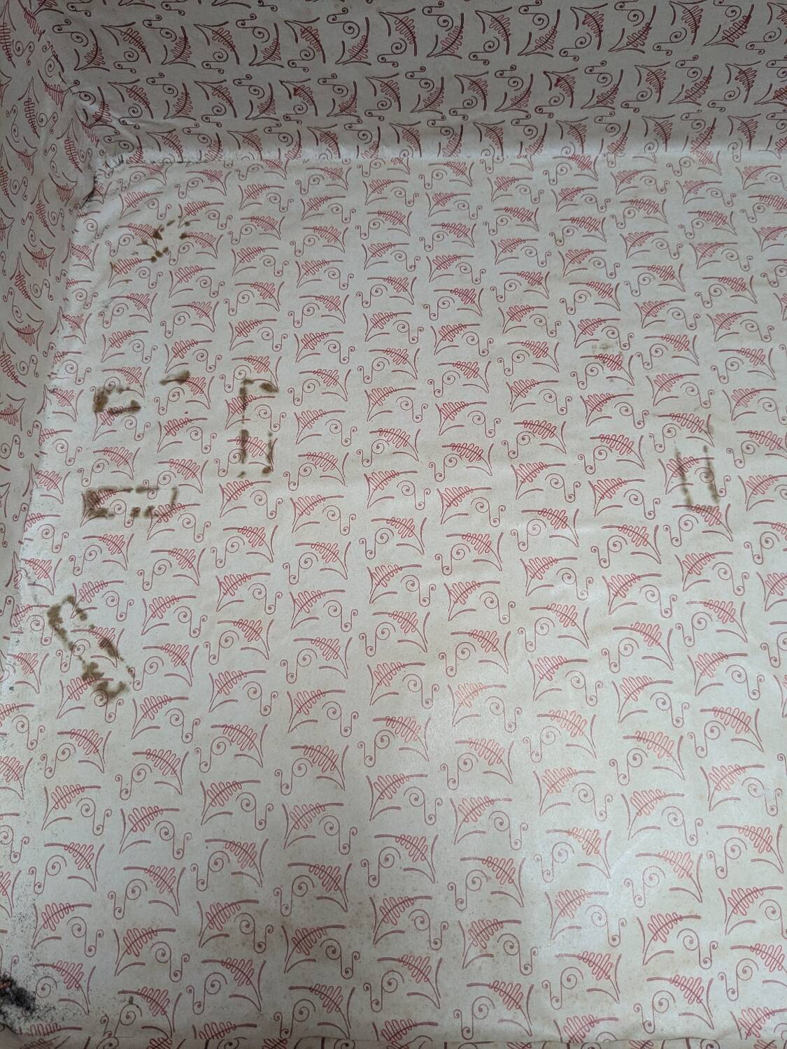 Old cardboard suitcase