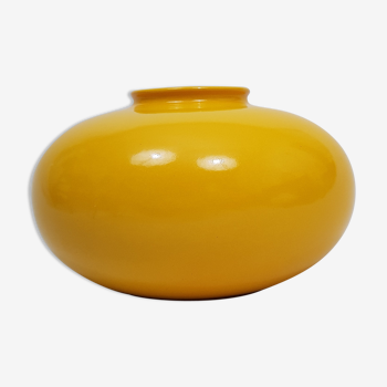 Yellow pumpkin vase, Bay Germany 1970