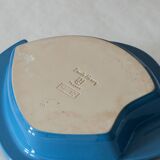 Old dish Emile Henry blue fish