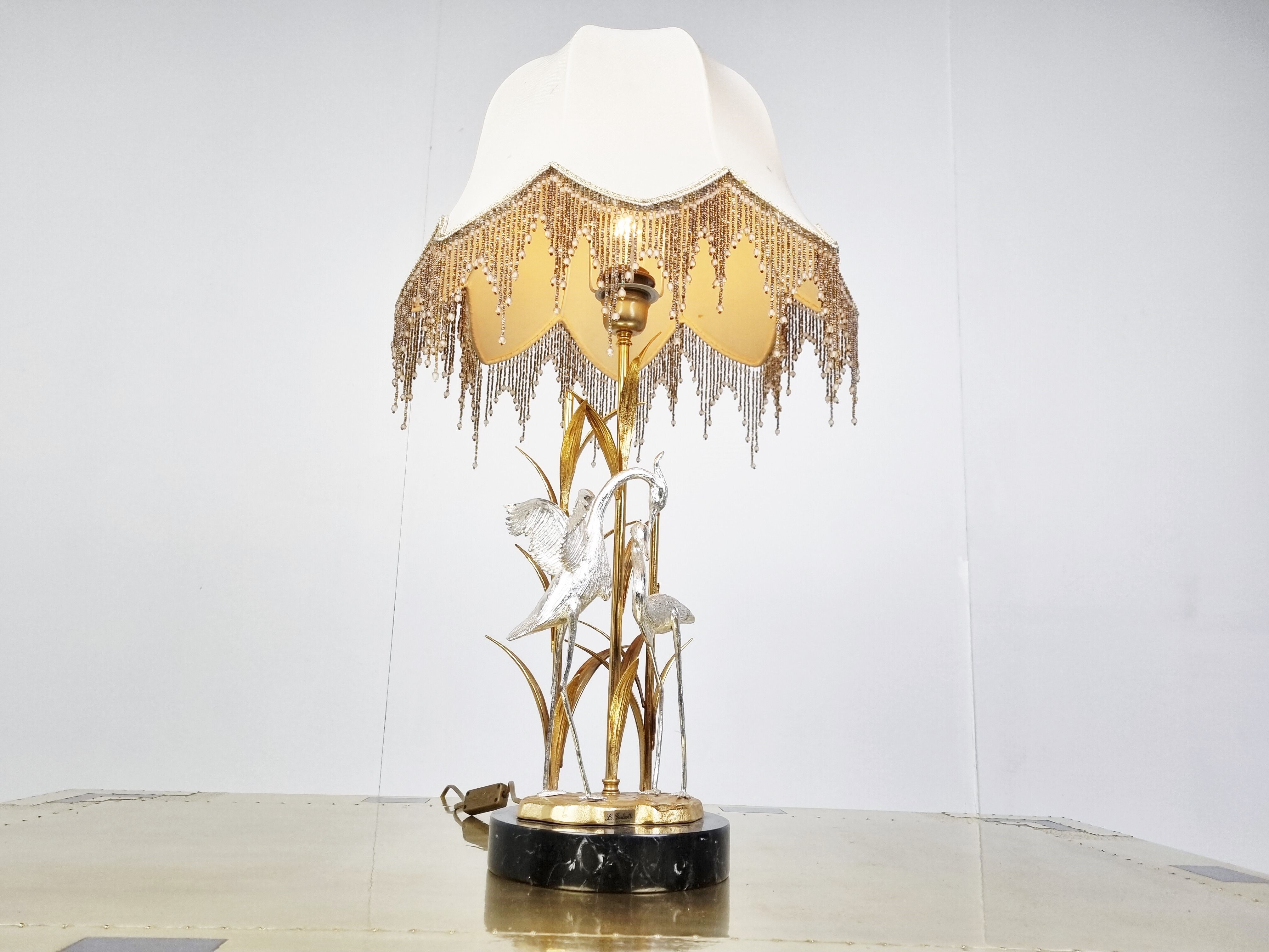 Vintage table lamp by L. Galeotti, 1970s