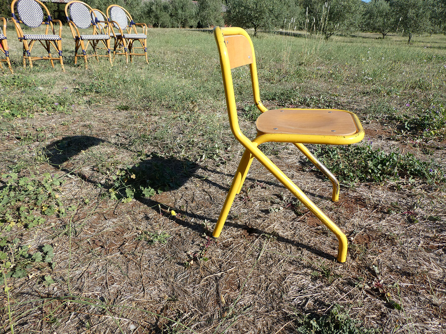Wooden school chair 80