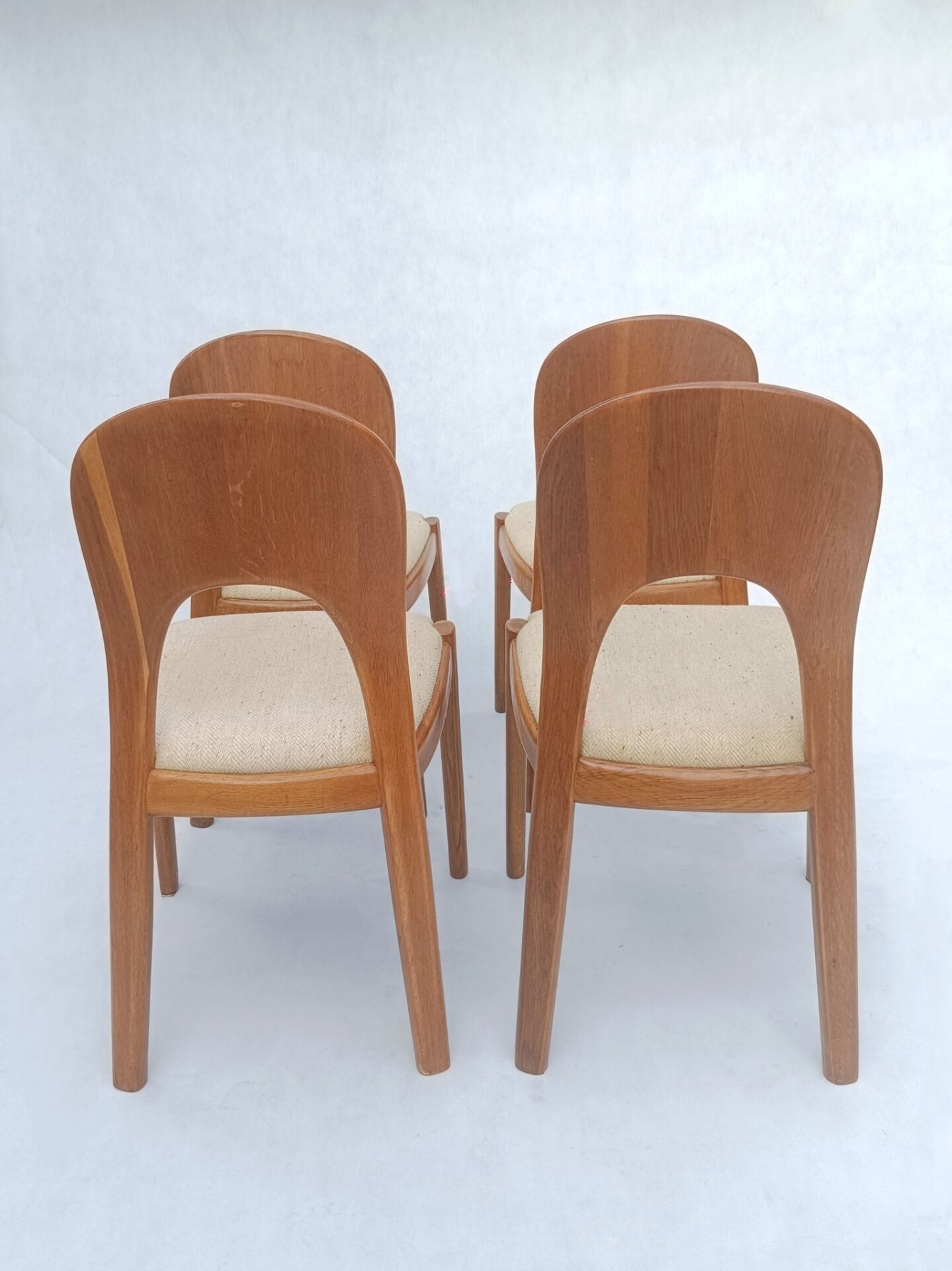 Morten Dining Chairs by attributed to Niels Koefoed, Set of 4