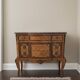 Commode transition en marqueterie style Louis XV debut xxème