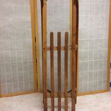 Vintage beech sledge Davos Germina 60/70 made in Gdr