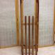 Vintage beech sledge Davos Germina 60/70 made in Gdr