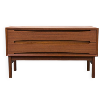 Teak Lowboard with Drawers, 1960s