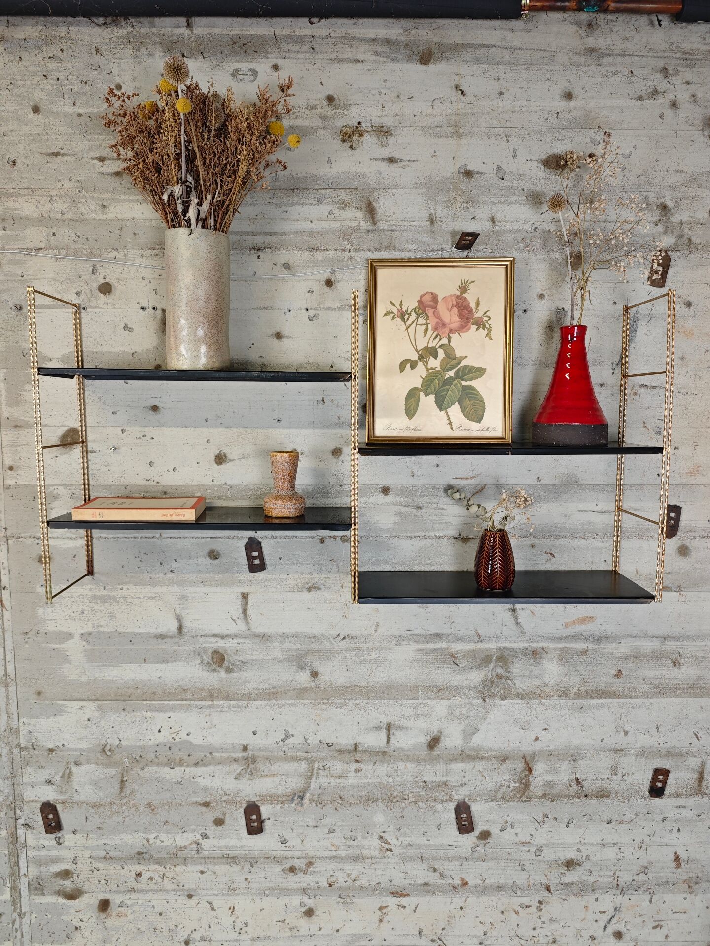 Vintage wall shelf