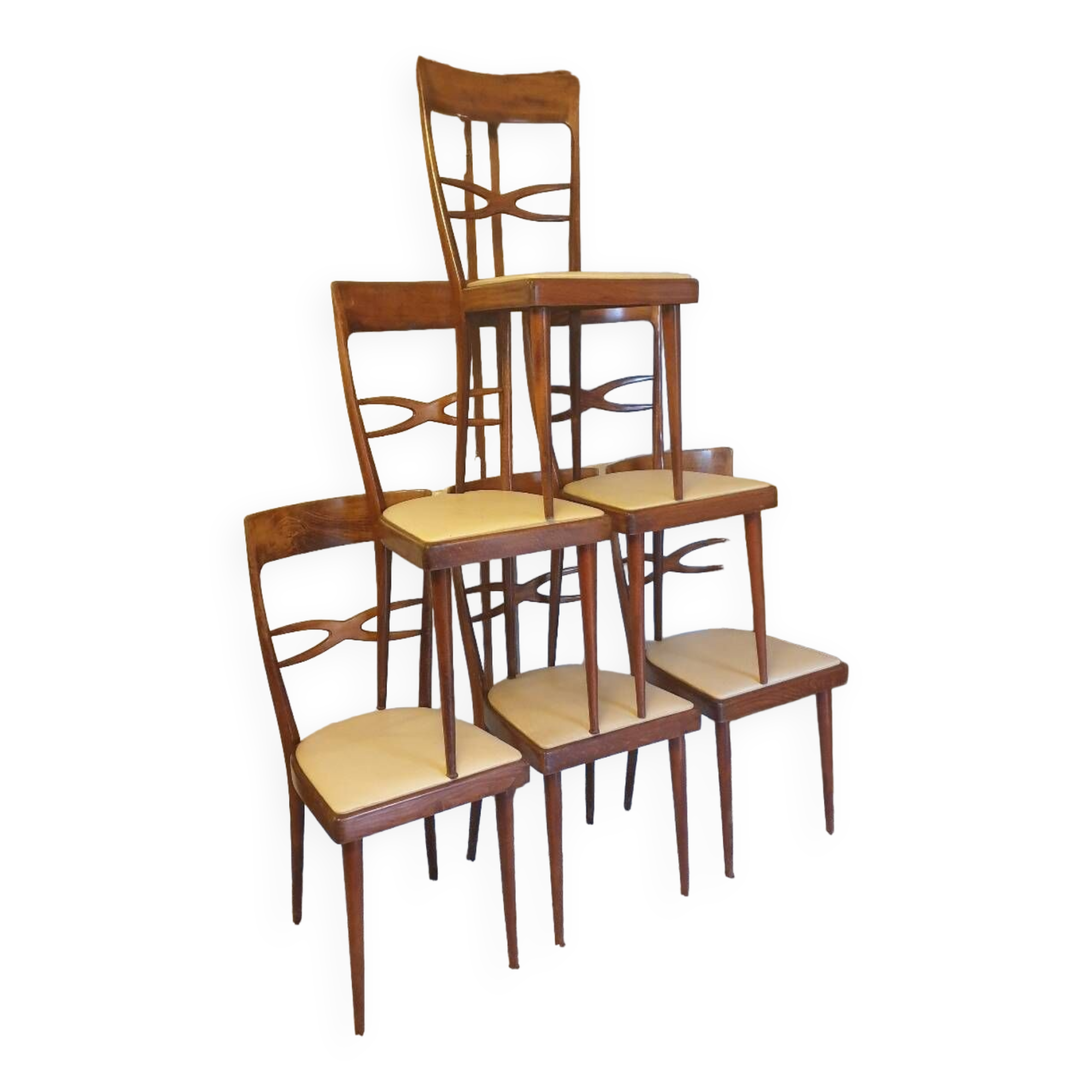 Six consorzio sedie friuli chairs