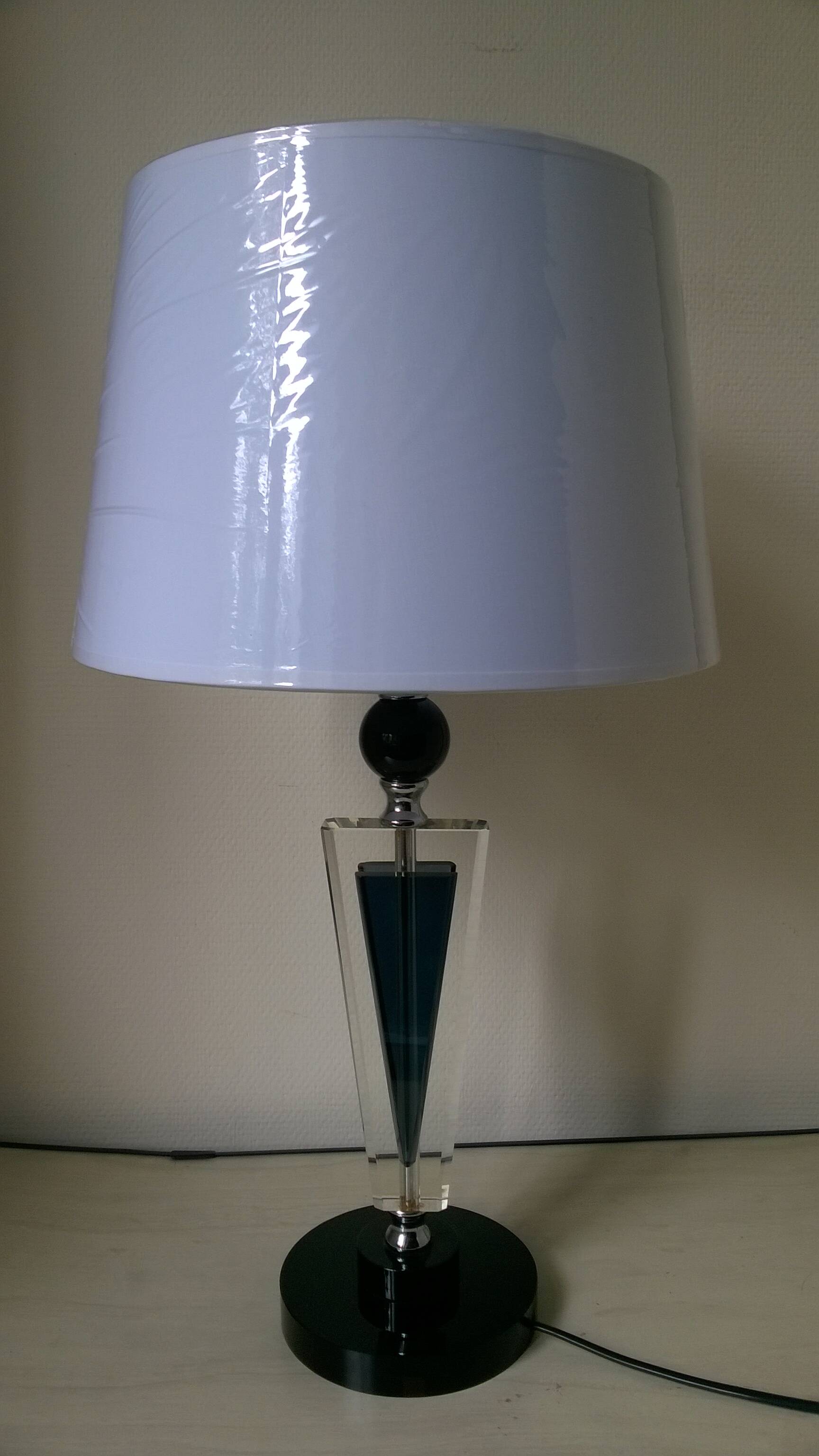 ART DECO style glass lamp