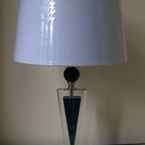 Lampe en verre style Art Déco