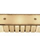 John Perzel textured glass art deco ceiling light