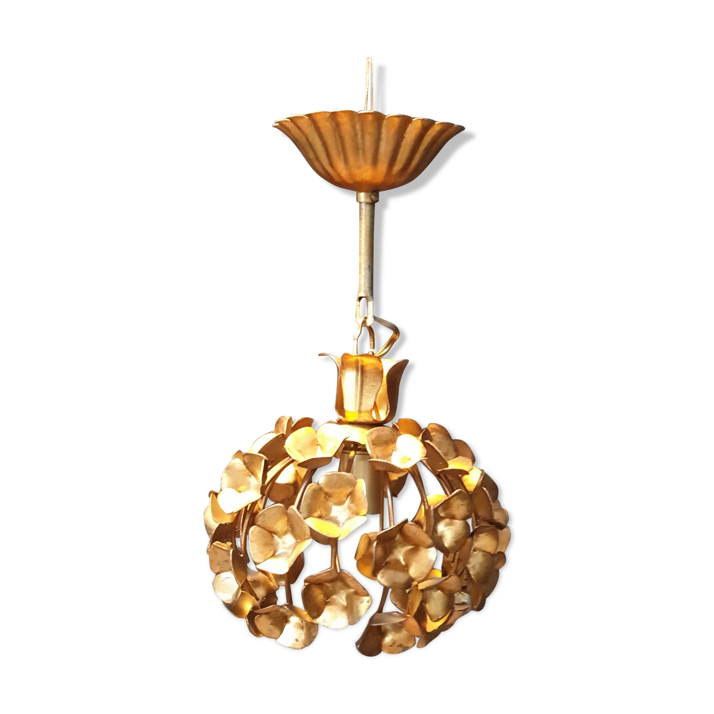 Gold metal hanging lamp 60/70