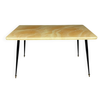 Beige mid-century coffee table, Italy, 1950s