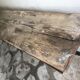 Console en fer et bois