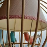 Suspension rattan bird cage 1960