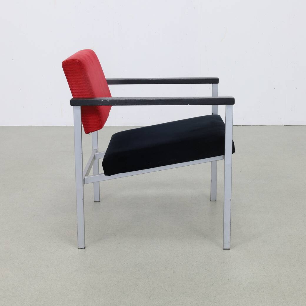 Paire de fauteuils minimalistes hollandais, années 1960