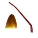 Swivel-Arm Perforated Brass Wall Lamp By Hans-Agne Jakobsson For Markaryd, Sweden, 1960S