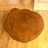 Exotic wood side table