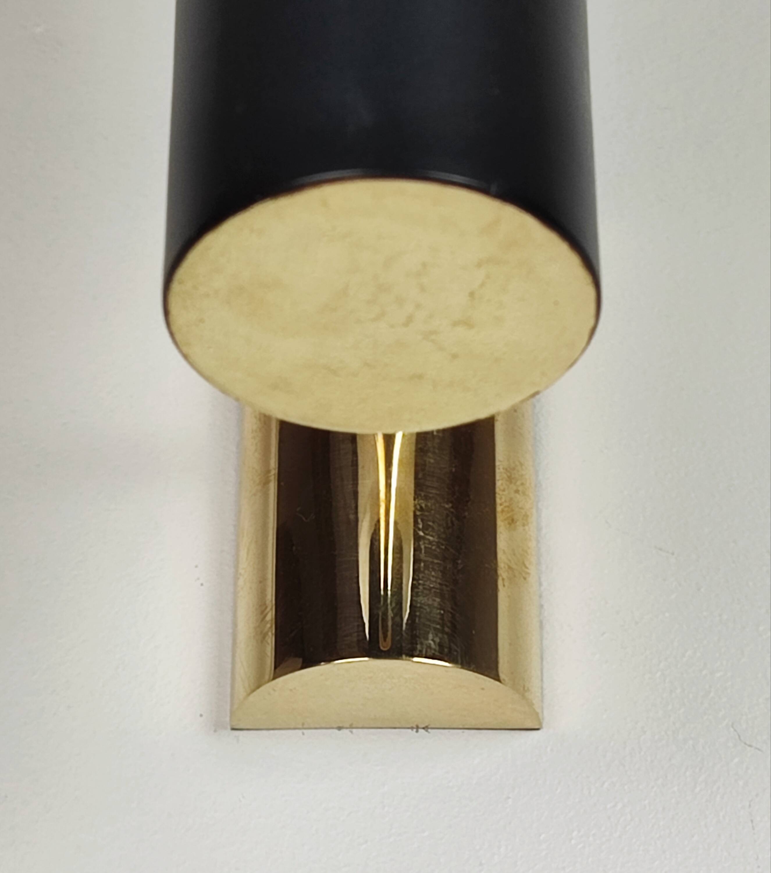 Pair of 60' brass wall lights
