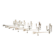 Six Brutalist Knife Holders