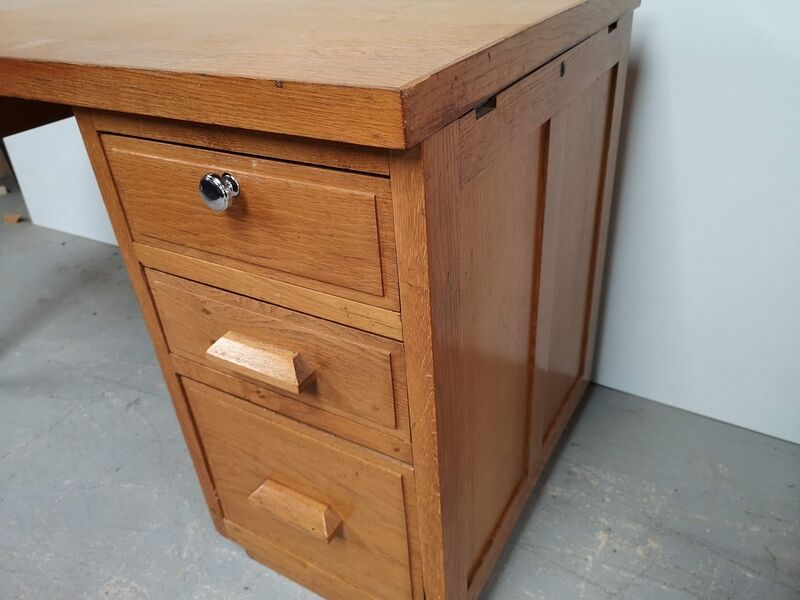 Vintage oak desk