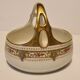 Empty pocket Limoges porcelain BS floral frieze decoration basket shape