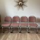 Lot de 4 chaises années 70