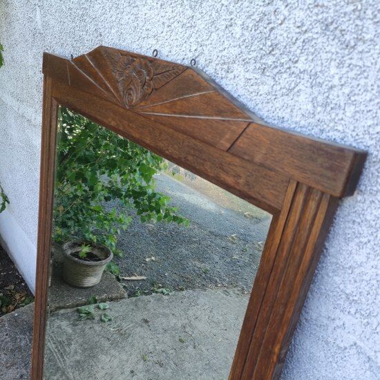 Mirror, Art Deco trumeau
