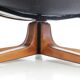Scandinavian armchairs leather 1970 s