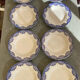 Sarreguemines soup plates, Capri model