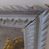 Ancien miroir au mercure