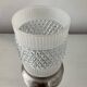 Vintage tactile lamp chrome and molded glass 80s